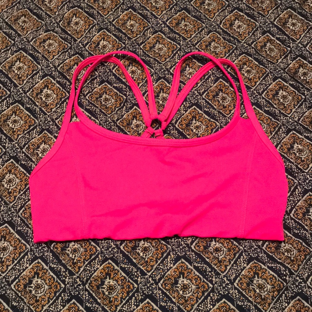 Hot pink Sports bra